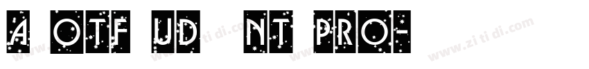 A OTF UD新ゴNT Pro字体转换